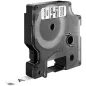   Feliratozógép szalag, 9 mm x 7 m, DYMO "D1", fehér-fekete