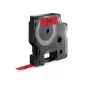   Feliratozógép szalag, 9 mm x 7 m, DYMO "D1", piros-fekete
