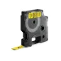   Feliratozógép szalag, 9 mm x 7 m, DYMO "D1", sárga-fekete