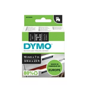   Feliratozógép szalag, 19 mm x 7m DYMO "D1", fekete-fehér
