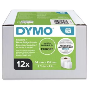 Etikett, LW nyomtatóhoz, 101x54mm, 220 db etikett, DYMO