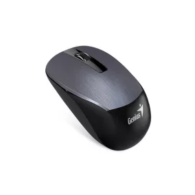   Egér, vezeték nélküli, optikai, normál méret, GENIUS "NX-7015" acél szürke