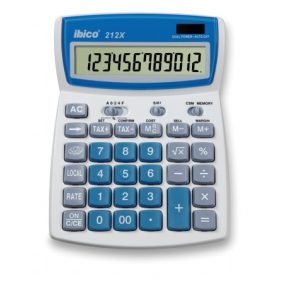 Számológép, asztali, 12 számjegy, IBICO "212X"