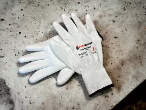 Firedamp Hydrogen white (co) PU mártott szerelő kesztyű - 5