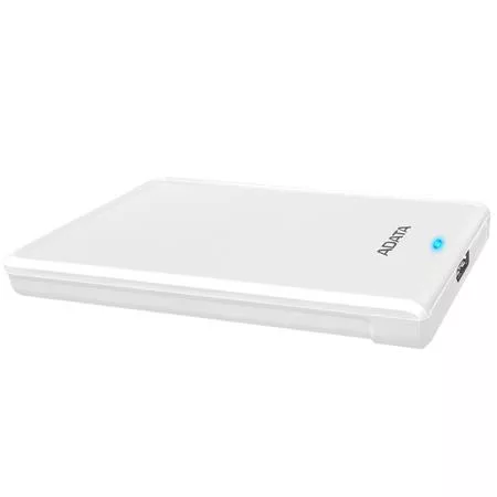 2,5" HDD (merevlemez), 1TB, USB 3.2 Gen1, ADATA "HV620S", fehér