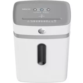   Iratmegsemmisítő, konfetti, 12 lap, HP "Oneshred 12CC", világosszürke