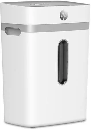 Iratmegsemmisítő, konfetti, 12 lap, HP "Oneshred 12CC", világosszürke