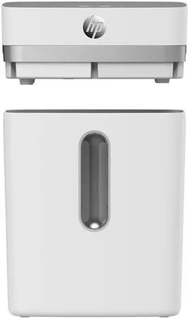 Iratmegsemmisítő, konfetti, 12 lap, HP "Oneshred 12CC", világosszürke