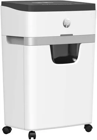 Iratmegsemmisítő, konfetti, 18 lap, HP "Oneshred 18CC", világosszürke