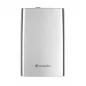 2,5" HDD (merevlemez), 1TB, USB 3.0, VERBATIM, ezüst