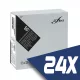 Infibra szalvéta 33x33cm szürke 2 rétegű 50 lap/csomag (24 csomag)