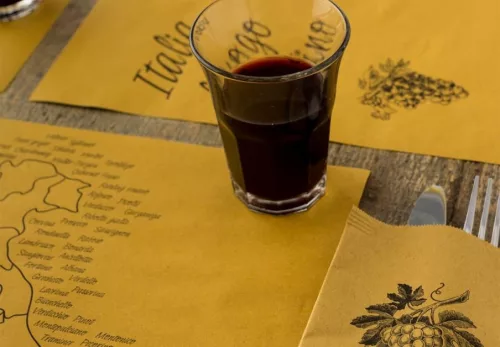 Infibra tányéralátét Italia Luogo Divino mintás 30x40 cm 500 darab/csomag