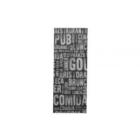   Infibra evőeszköztartó Gourmet mintás 2 rétegű 38x38 fehér szalvétával 125 darab/csomag