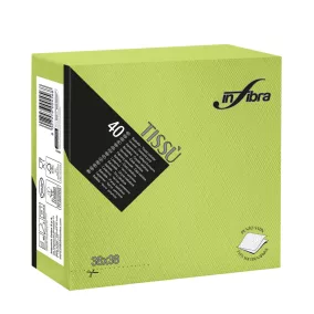 Infibra Szalvéta 38x38cm Almazöld 2 réteg 40 lap/csomag 