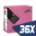 Infibra Szalvéta 38x38cm Fuxia 2 réteg 40 lap/csomag (36 csomag)