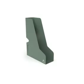 Iratpapucs, fém, 85 mm, ALBA, zöld