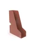 Iratpapucs, fém, 85 mm, ALBA, terrakotta