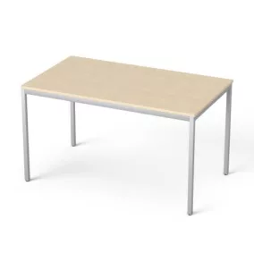   Általános asztal fémlábbal, 75x130 cm, MAYAH "Freedom SV-38", juhar