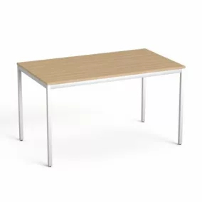   Általános asztal fémlábbal, 75x130 cm, MAYAH "Freedom SV-38", kőris