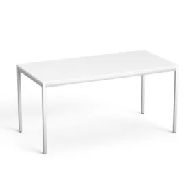   Általános asztal fémlábbal, 75x150 cm, MAYAH "Freedom SV-39", fehér