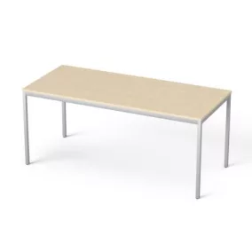   Általános asztal fémlábbal, 75x170 cm, MAYAH "Freedom SV-40", juhar