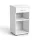 Szekrény, asztalmagas, fiókos, nyitott polcos, MAYAH "Freedom SV-14", fehér