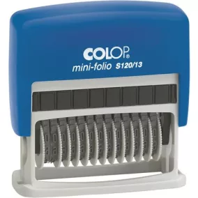  Számbélyegző, COLOP "S120/13", natúr filc párnával