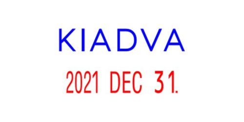 Dátumbélyegző, COLOP "S 160/L", Kiadva