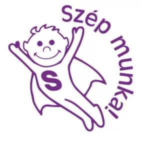   Bélyegző, motivációs, Szép munka!, COLOP "N43-kék", lila