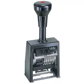   Sorszámbélyegző, automata, műanyag, 6 karakter, 4,5 mm, REINER, "B6K", Antiqua