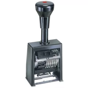   Sorszámbélyegző, automata, műanyag, 6 karakter, 4,5 mm, REINER, "B6K", Block