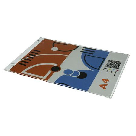 Dokumentumtartó, fali, A4, plexi, álló, ANTRA, átlátszó