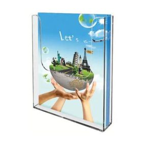 Prospektustartó, fali, 1 rekeszes, A4