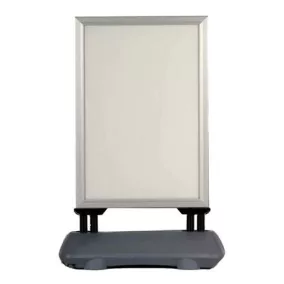   Megállító tábla, poszteres, víztartályos, A1 méret, 59,4x84,1 cm