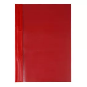   Gyorsfűző, kemény hátlappal, PVC, A4, VICTORIA OFFICE, piros