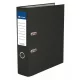 Iratrendező, 75 mm, A4, PP/karton, élvédő sínnel, VICTORIA OFFICE, "Basic", fekete