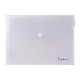   Irattartó tasak, A5, PP, patentos, VICTORIA OFFICE, áttetsző