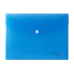 Irattartó tasak, A5, PP, patentos, VICTORIA OFFICE, kék