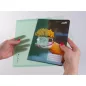 Irattartó tasak, A5, PP, patentos, VICTORIA OFFICE, zöld
