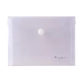   Irattartó tasak, A6, PP, patentos, VICTORIA OFFICE, áttetsző