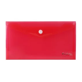 Irattartó tasak, DL, PP, patentos, VICTORIA OFFICE, piros