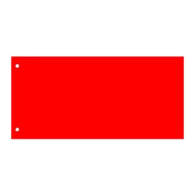 Elválasztócsík, karton, VICTORIA OFFICE, piros