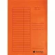 Pólyás dosszié, karton, A4, VICTORIA OFFICE, narancs