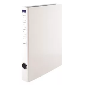   Gyűrűs könyv, 4 gyűrű, 35 mm, A4, PP/karton, VICTORIA OFFICE, fehér