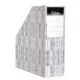 Iratpapucs, karton, 90 mm, VICTORIA OFFICE, "Textil"
