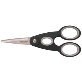   Olló, konyhai, 22 cm FISKARS "Functional ReNew", fekete