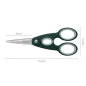   Olló, konyhai, 22 cm FISKARS "Functional ReNew", fekete