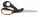 Olló, barkács, 21 cm, FISKARS "Amplify", fekete