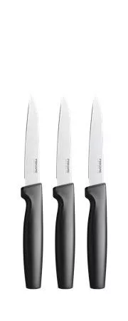 Késkészlet, általános, 11 cm, FISKARS "Functional Form" fekete