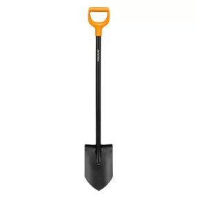 Ásó, hegyes, FISKARS "Solid", fekete